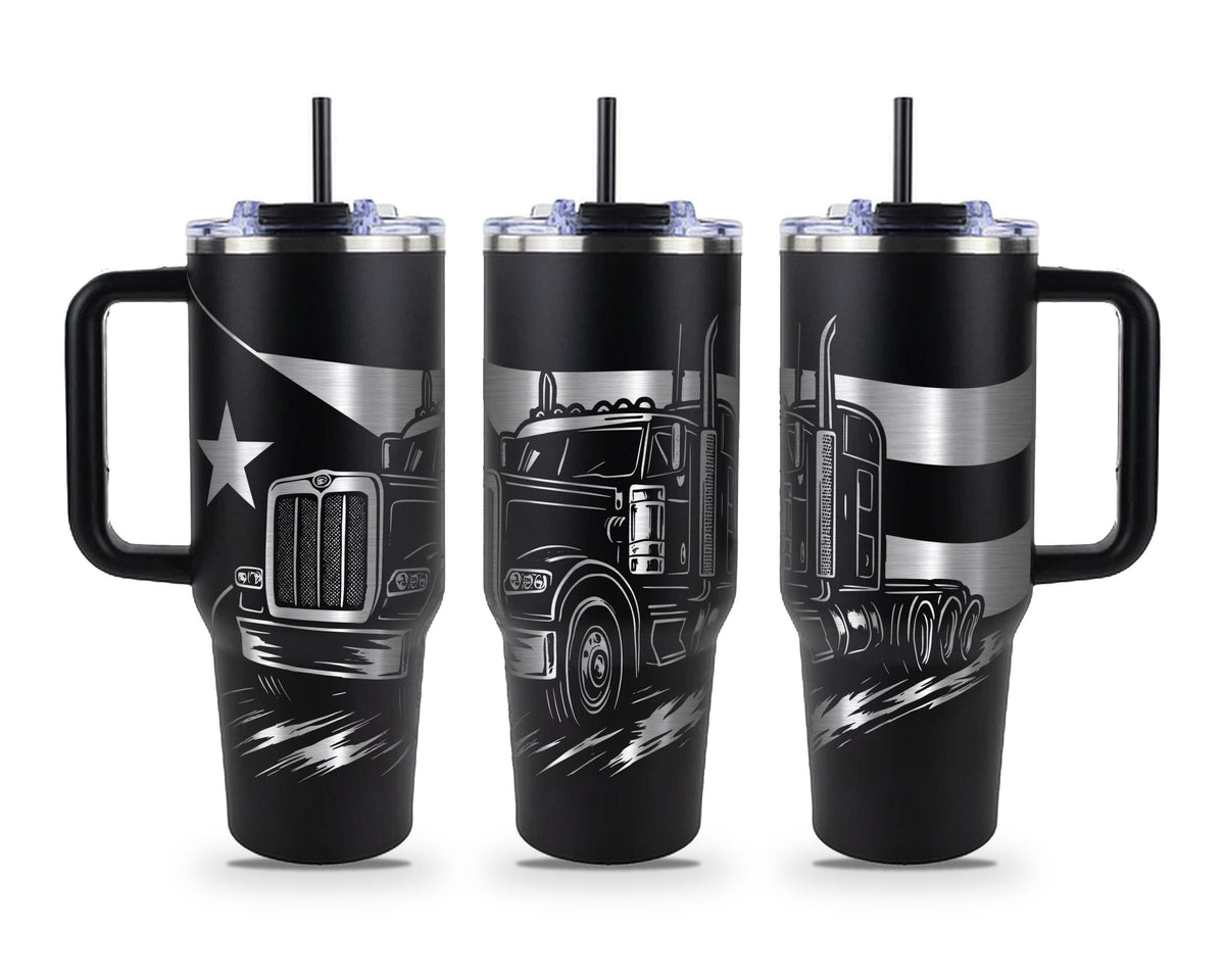 Cuban Flag Trucker Tumbler