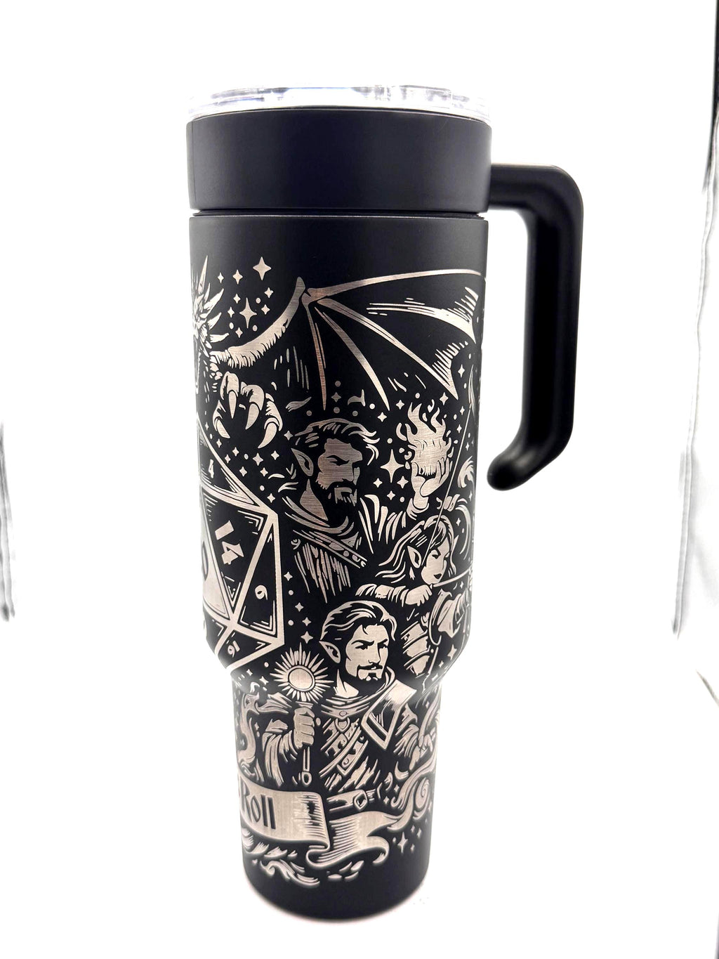 Let's Roll D20 Dragon Tumbler