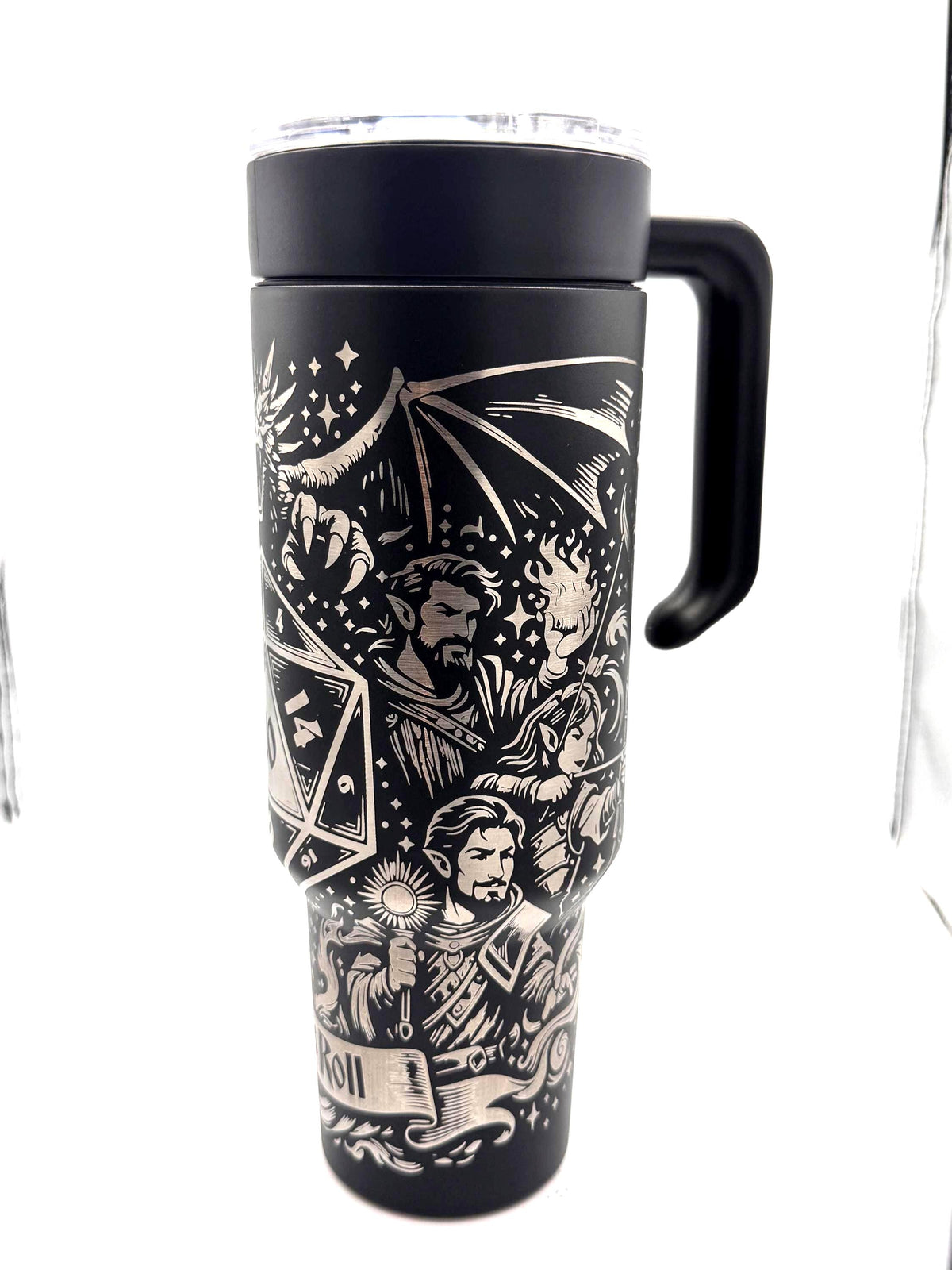 Let's Roll D20 Dragon Tumbler