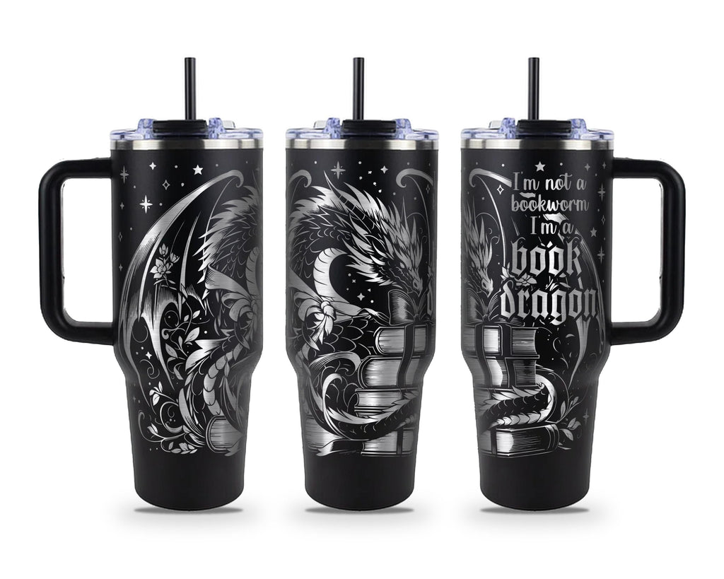 Book Dragon Tumbler
