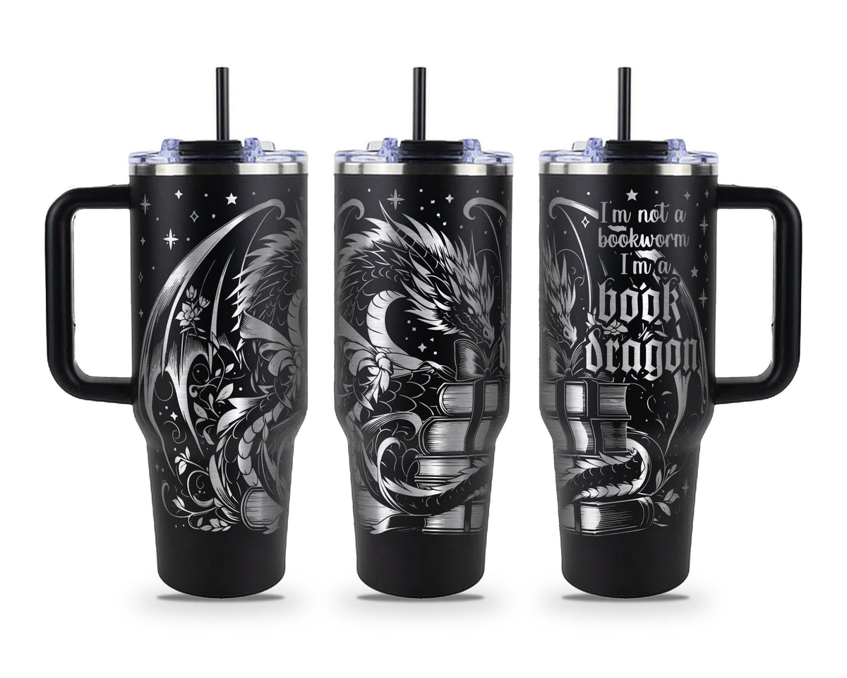 Book Dragon Tumbler