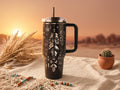 Boho Feather Tumbler