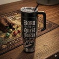 Born to Quest Forced to Work Gamer Tumbler