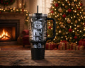 Polar Bear Christmas Tumbler, Personalized