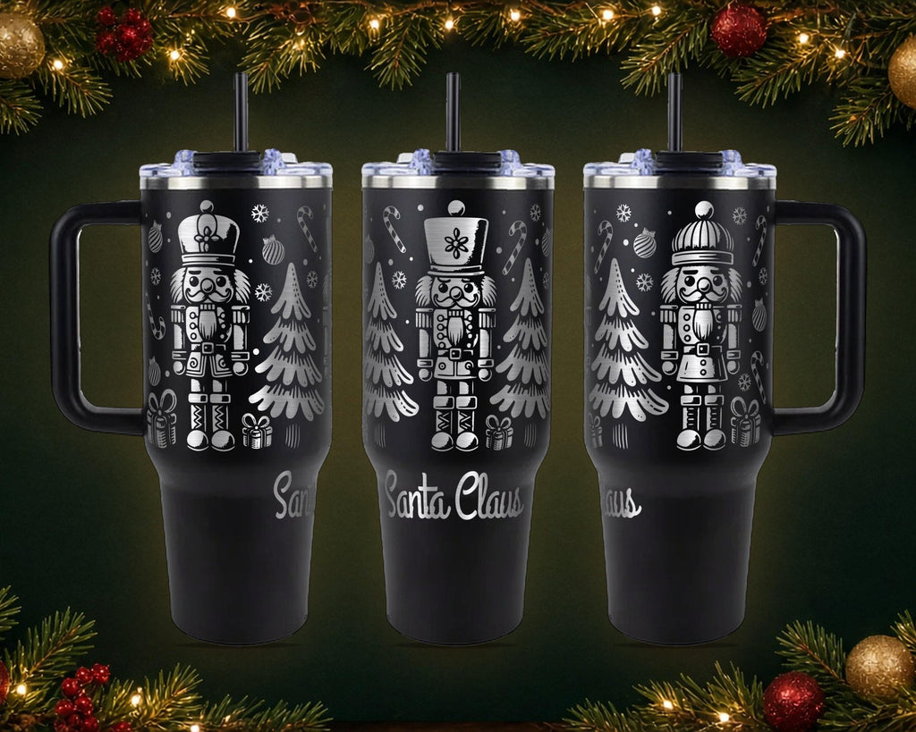 Nutcracker Christmas Tumbler, Personalized