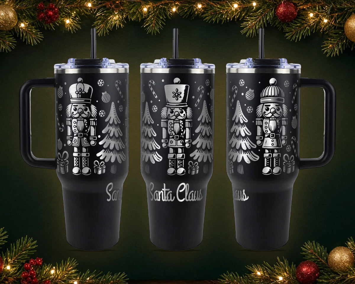 Nutcracker Christmas Tumbler, Personalized