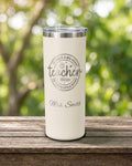 It Takes a Big Heart to Teach Little Minds Teacher Tumbler, Personalized