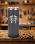 Best Dad Ever Mustache Tumbler