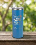 Teach Love Inspire Teacher Tumbler, Personalized