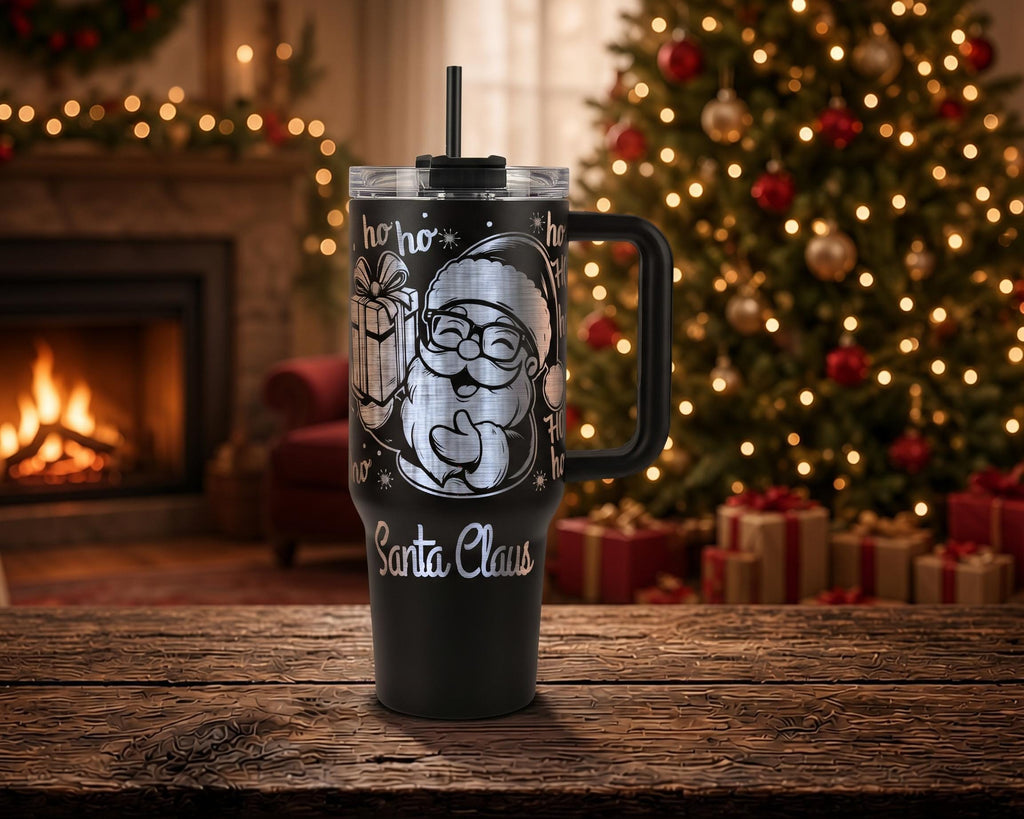 Ho Ho Ho Santa Christmas Tumbler, Personalized