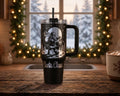 Santa Lantern Christmas Tumbler, Personalized