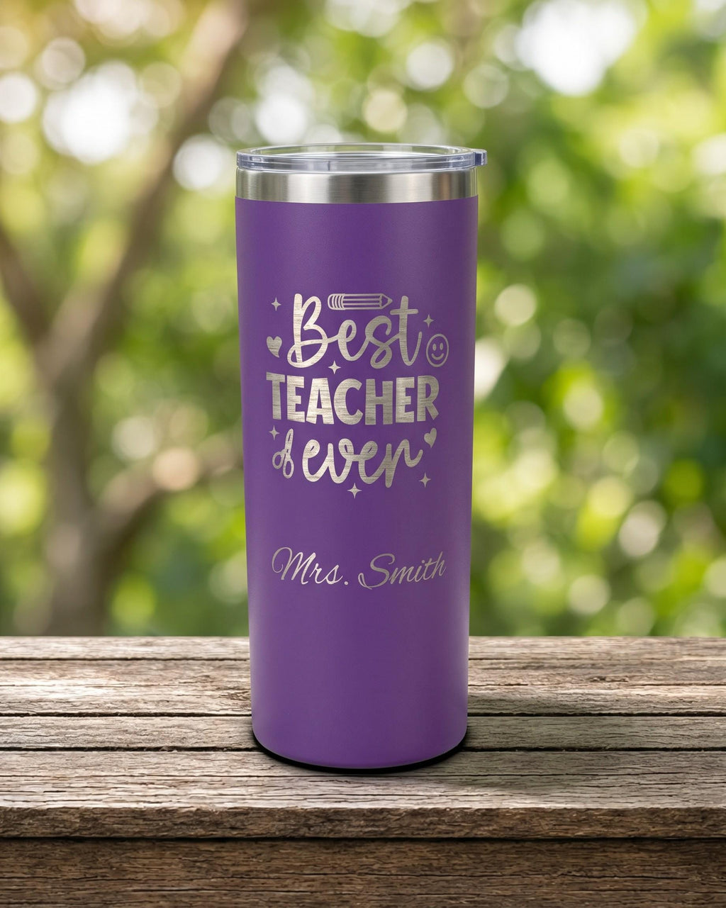 Best Teacher of Ever Tumbler, Personalized