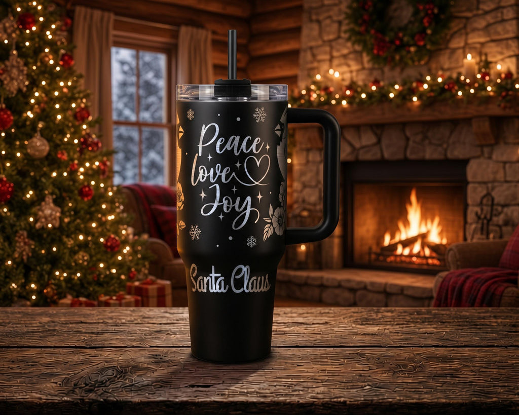 Cardinal Christmas Tumbler, Personalized