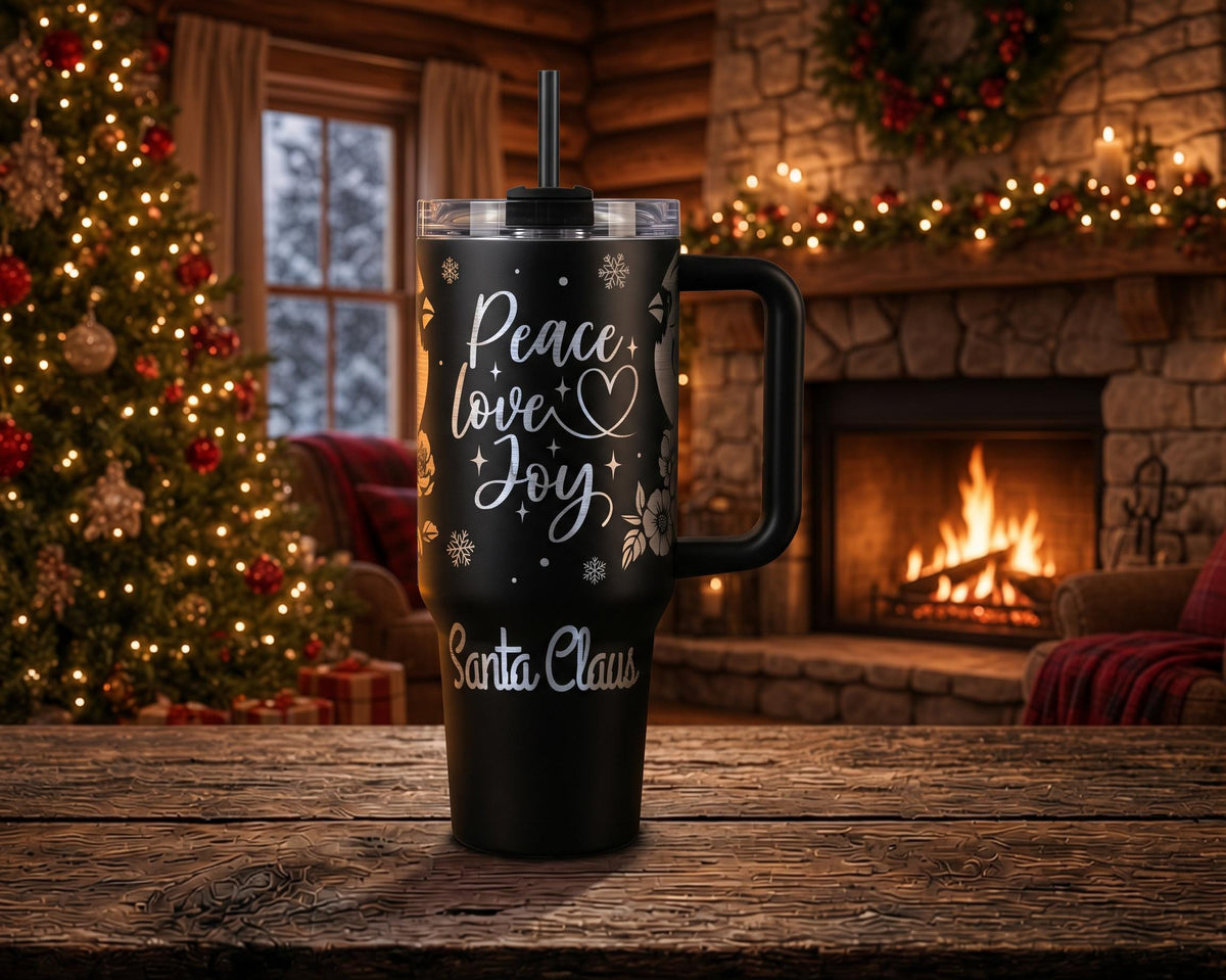 Cardinal Christmas Tumbler, Personalized