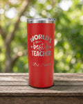World's Best Teacher Tumbler, Personalized