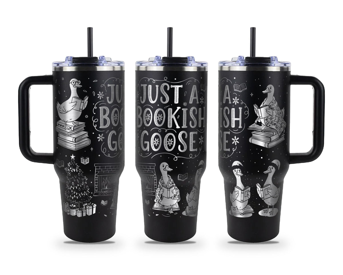 Just a Bookish Goose Tumbler