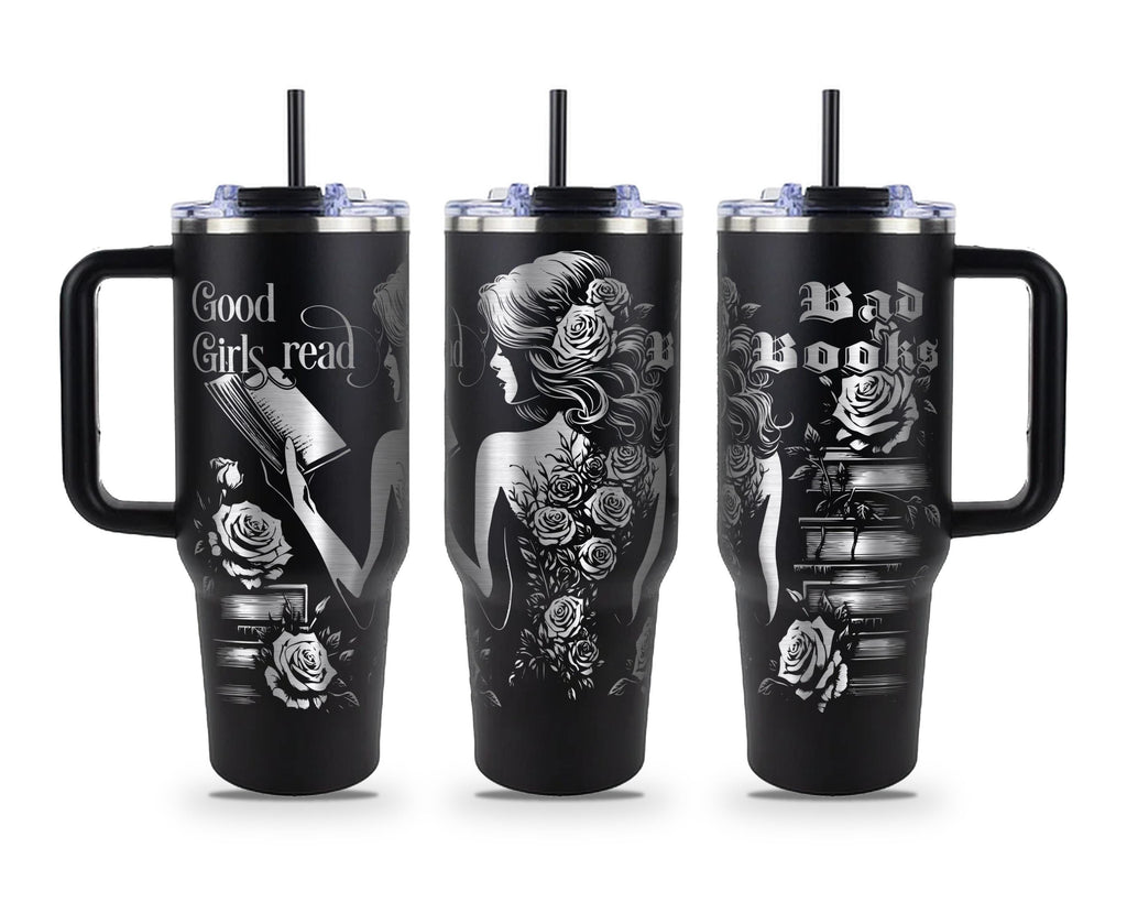 Good Girls Read Bad Books Tumbler