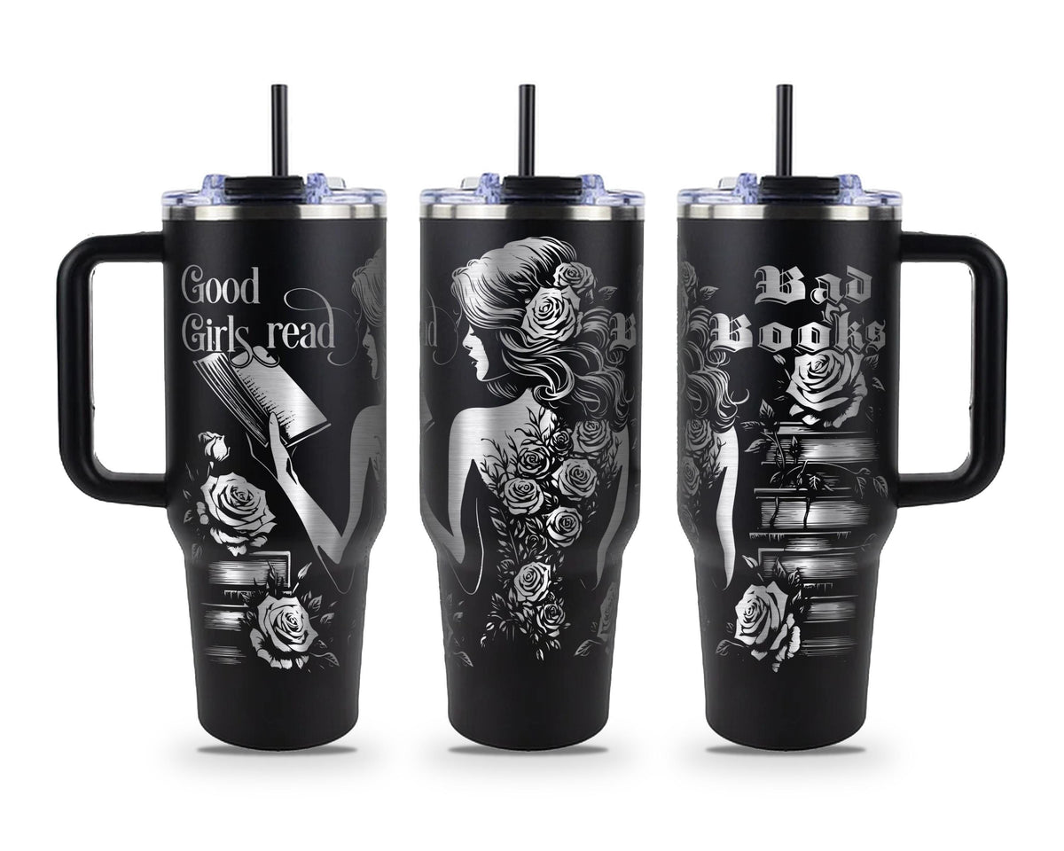 Good Girls Read Bad Books Tumbler