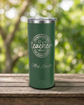 Teachers Plant Seeds That Grow Forever Tumbler, Personalized