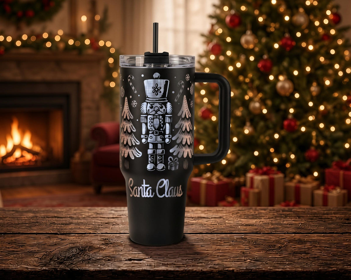 Nutcracker Christmas Tumbler, Personalized