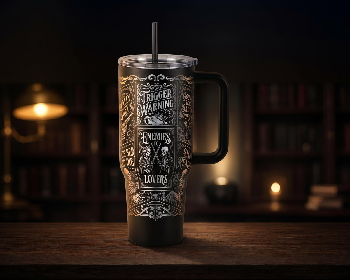 Romance Trope Tarot Cards Tumbler