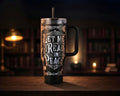 Let Me Read in Peace Tumbler