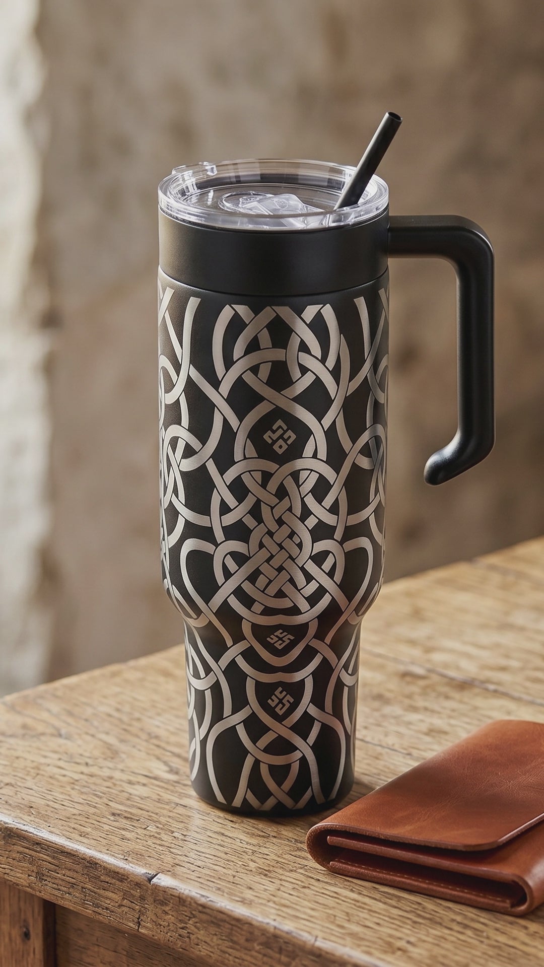 Celtic Knot engraved tumbler video